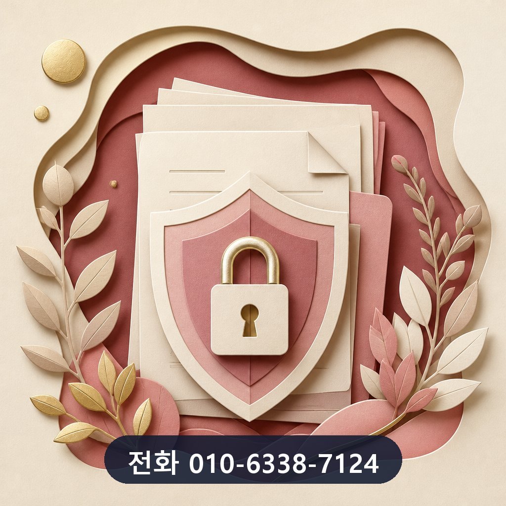 카드깡 수수료 비교 개인정보 보호 이미지